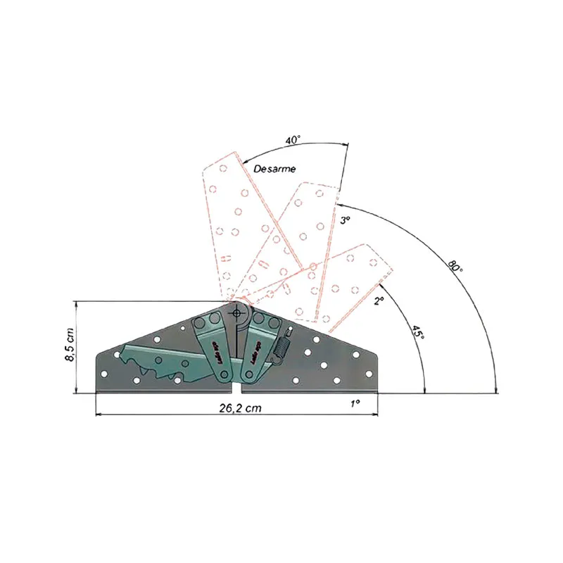 C26101 – CATRACA TRIÂNGULO SOFÁ CAMA C26102 – CATRACA TRIÂNGULO SOFÁ CAMA C/ HASTE